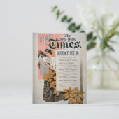 Carte Postale 'Lisez le New York Times' (litho couleur) (Debout devant)