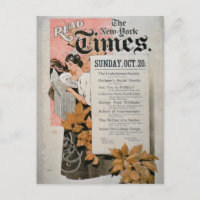 'Lisez le New York Times' (litho couleur)