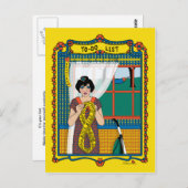 Carte postale Liste à faire_B_ (Devant / Derrière)