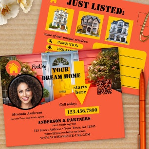 Carte Postale Liste de propriétés modernes en gras