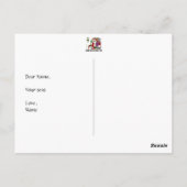 Carte postale Liste des filles (Dos)