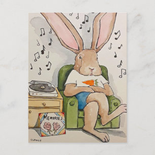 Carte postale Listen Hare