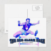 Carte Postale Lit Alarme Dash Infirmière Vintage   (Devant / Derrière)