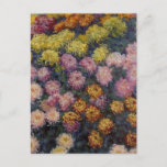 Carte Postale Lit de Chrysanthemums par Claude Monet Postcard<br><div class="desc">Monet - une célébration des Maîtres d'Art</div>