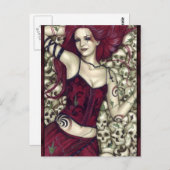 Carte postale Lit de crâne (Devant / Derrière)