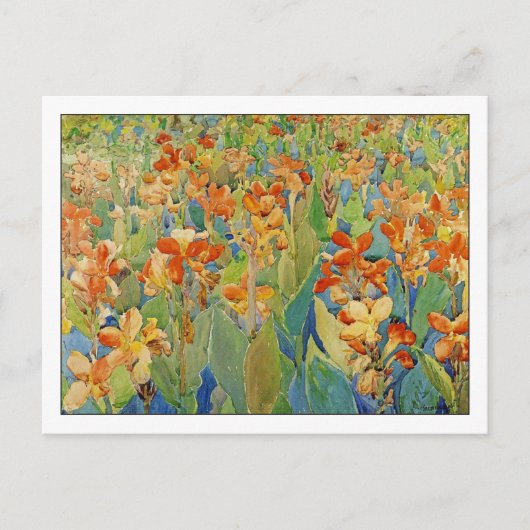 Carte Postale Lit de fleurs de Maurice Prendergast (Devant)