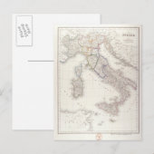 Carte Postale L'Italie avant l'unification (Devant / Derrière)