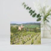 Carte Postale L'Italie, Bologna, vue par le vignoble à Chiesa (Debout devant)