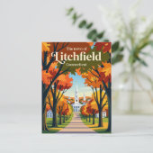Carte Postale Litchfield Connecticut (Debout devant)