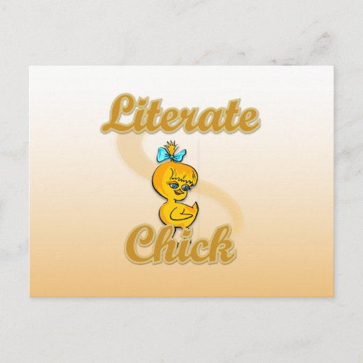 Carte Postale Literate Chick (Devant)