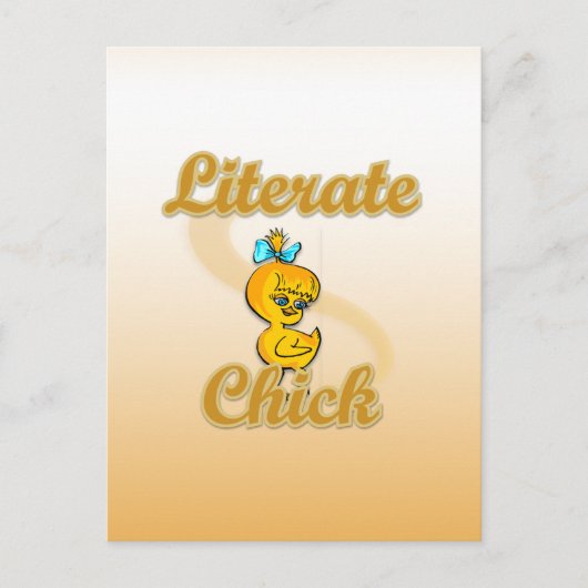 Carte Postale Literate Chick (Devant)