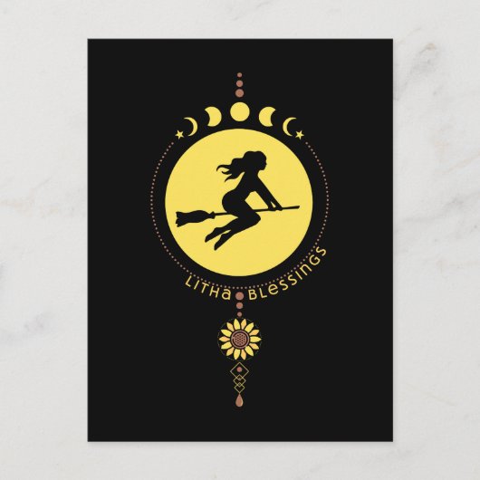 Carte Postale Litha Blessings (Devant)