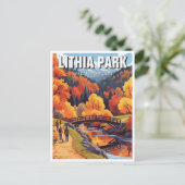 Carte Postale Lithia Park Ashland Oregon Travel Postcard (Debout devant)