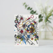 Carte Postale Lithographie de Vierte Bauhausmappe par Kandinsky (Debout devant)