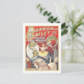 Carte Postale Lithographie publicitaire vintage Barnum & Bailey (Debout devant)