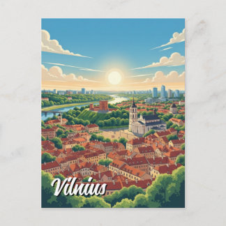 Carte Postale Lithuania Vilnius Travel