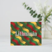 Carte Postale Lithuania Waving (Debout devant)