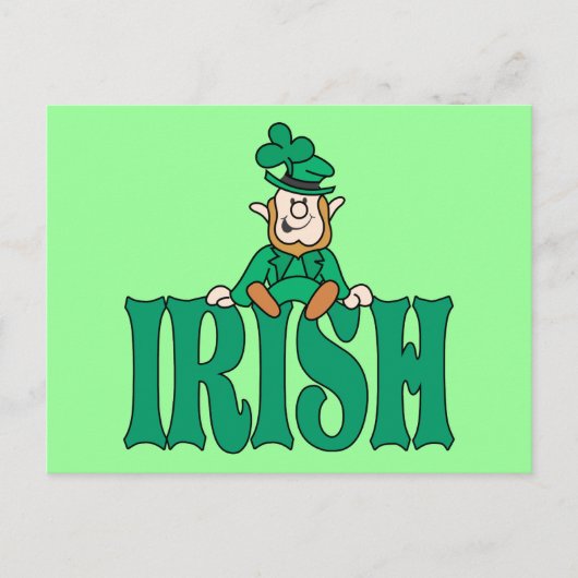 Carte Postale Litle Irish Leprechaun (Devant)