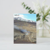 Carte Postale Litli Geyser, Islande (Debout devant)