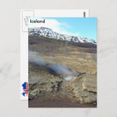 Carte Postale Litli Geyser, Islande (Devant / Derrière)