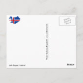 Carte Postale Litli Geyser, Islande (Dos)