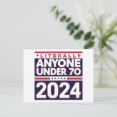 Carte Postale Littéralement N'Importe Qui D'Autre Élection Du Pr (Debout devant)