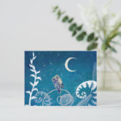 Carte Postale Little Amethyst Owl (Debout devant)