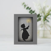 Carte Postale Little Angel Lit Sa Lumière (Debout devant)