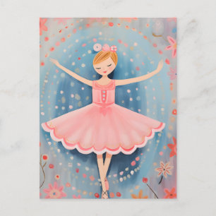 Carte Postale Little Ballerina