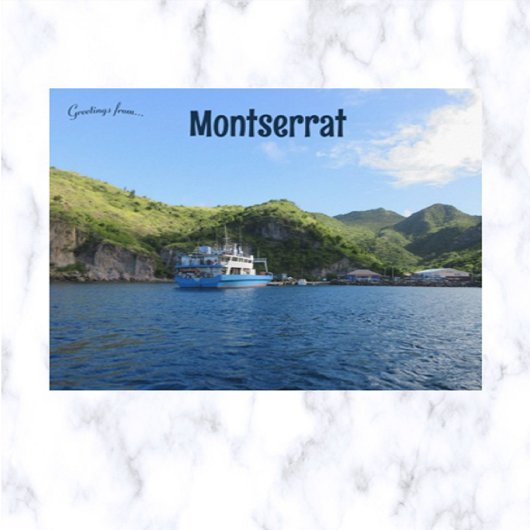Carte Postale Little Bay Montserrat