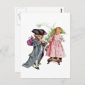 Carte Postale Little Benjamin Franklin (Devant / Derrière)