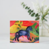 Carte Postale Little Blue Horse, 1912 (Debout devant)