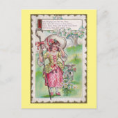 Carte Postale Little Bo-Peep et One Sheep (Devant)