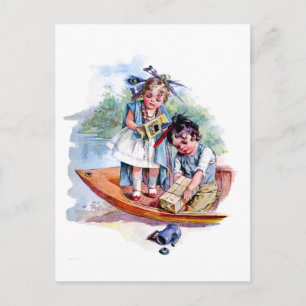 Carte Postale Little Boston Tea Party