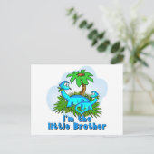 Carte Postale Little Brother Dinosaures (Debout devant)