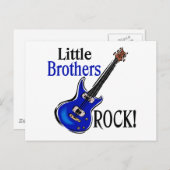 Carte Postale Little Brothers Rock ! (Devant / Derrière)