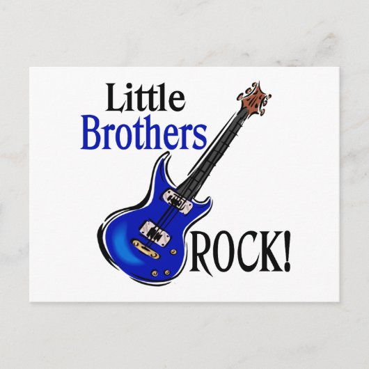 Carte Postale Little Brothers Rock ! (Devant)