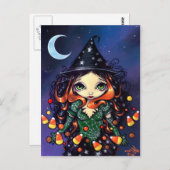 Carte postale "Little Candy Witch" (Devant / Derrière)