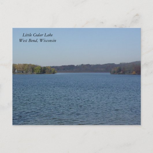 Carte Postale Little Cedar Lake (Devant)