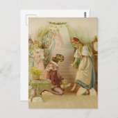 Carte Postale "Little Cinders" Fairy Art de E S Hardy (Devant / Derrière)