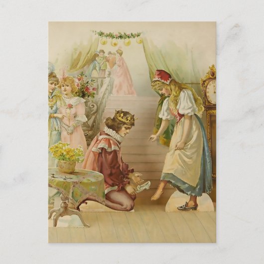 Carte Postale "Little Cinders" Fairy Art de E S Hardy (Devant)