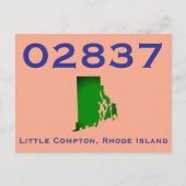 Carte Postale Little Compton, RI Code postal - 02837 - Sakonnet, (Devant)