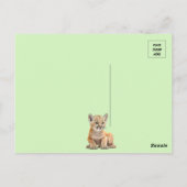 Carte postale Little Cougar Cub (Dos)