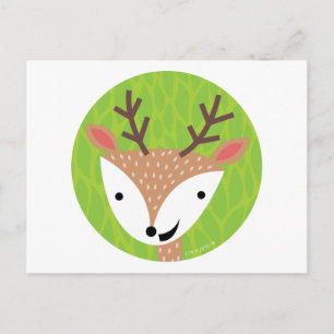 Carte Postale Little Deer - Woodland Friends