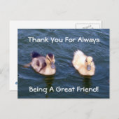 Carte postale Little Ducklings (Devant / Derrière)