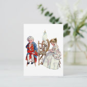 Carte Postale Little George et Martha Washington (Debout devant)