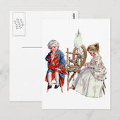 Carte Postale Little George et Martha Washington (Devant / Derrière)