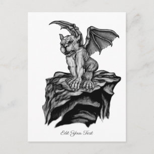 Carte Postale Little Golem Gargoyle