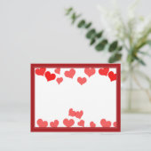 Carte Postale Little Hearts - Ajouter votre message (Debout devant)