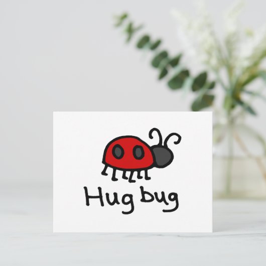Carte Postale Little Hug Bug (Debout devant)